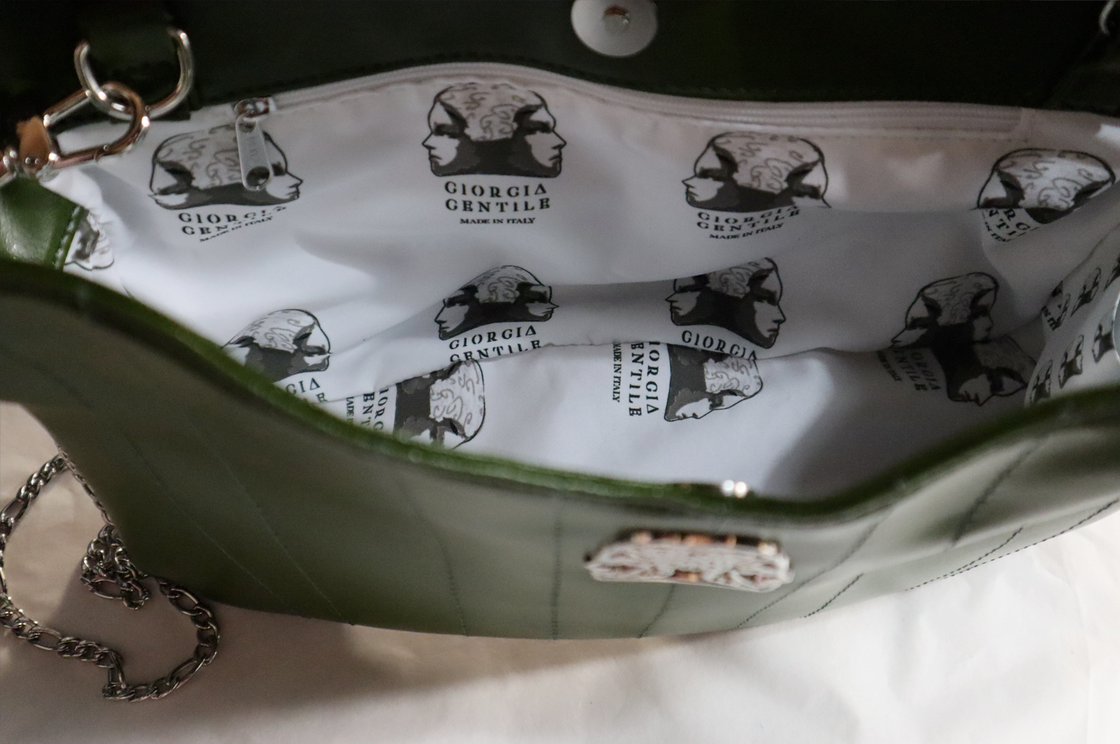 Cactus Bag lining logo all-over