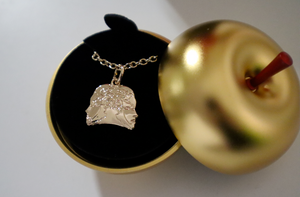 Golden Apple Necklace